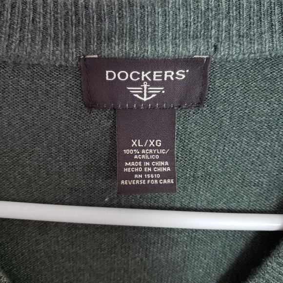 DOCKERS MEN'S PULL OVER CASUAL SWEATER SIZE XL - Picture 3 of 11